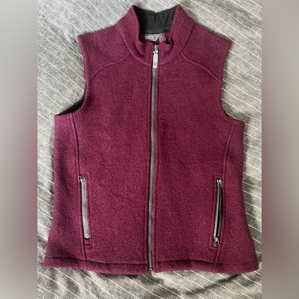 Ibex Purply Wool Vest